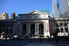 01 New York City Public Library Main Branch From The Outside
